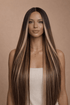 MEGAN - Mocha - Lace Front Wig | Brown, 28 Inch+, T-Part Lace Front, Synthetic Hair | Milk & Honey Wigs