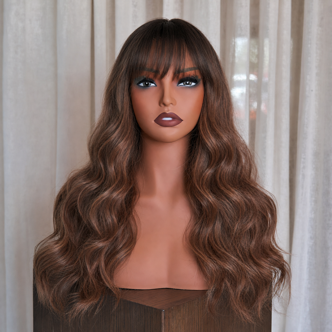 MELINDA - Ombre Brown - Fringe Wig