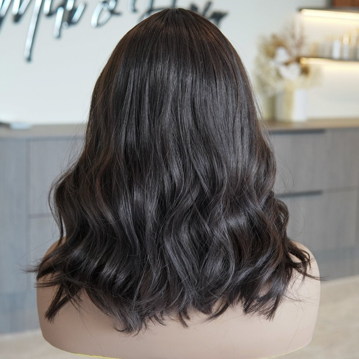 MELISSA Dark Brown Lace Front Wig - Milk &amp; Honey Wigs