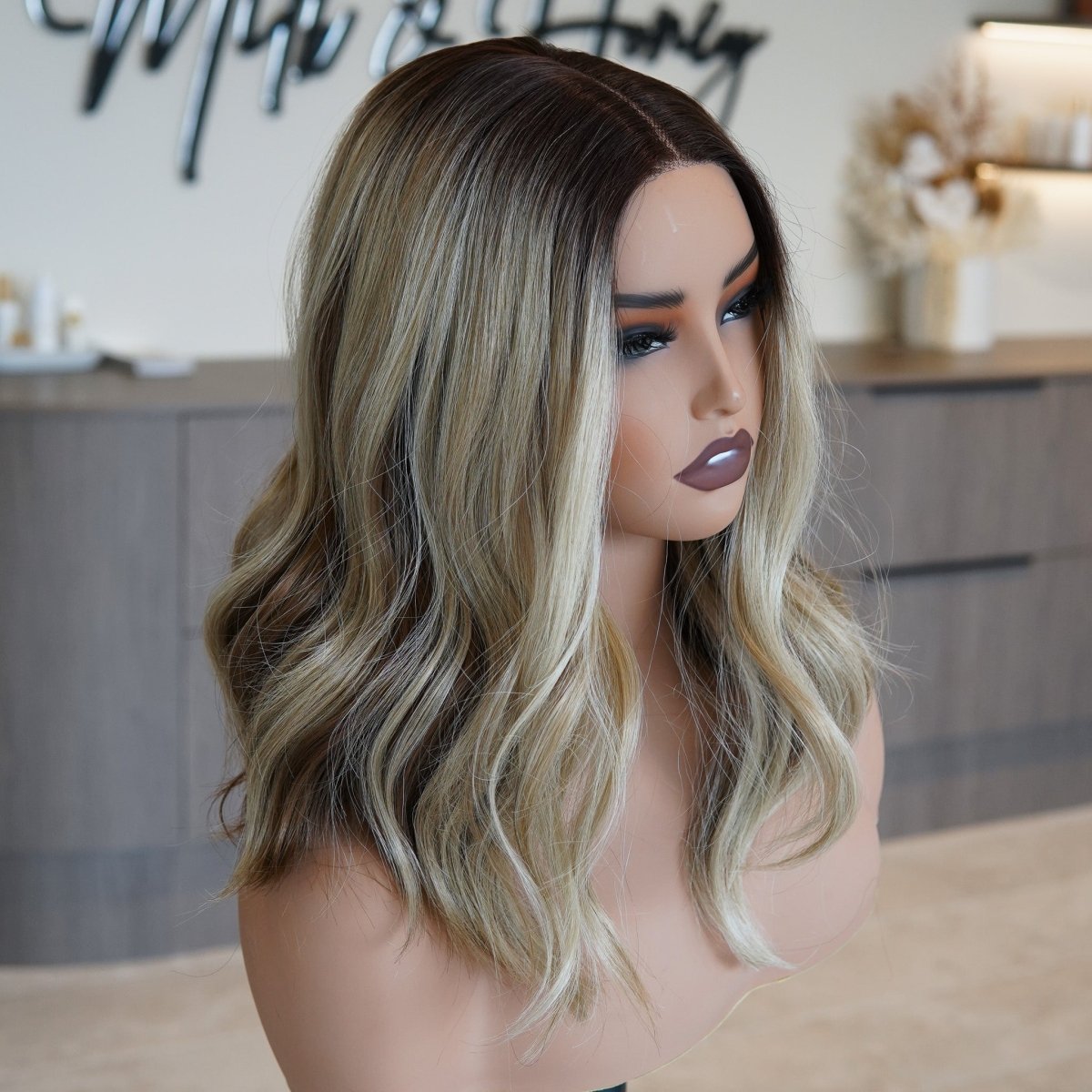 MELISSA Mocha Lace Front Wig - Milk &amp; Honey Wigs