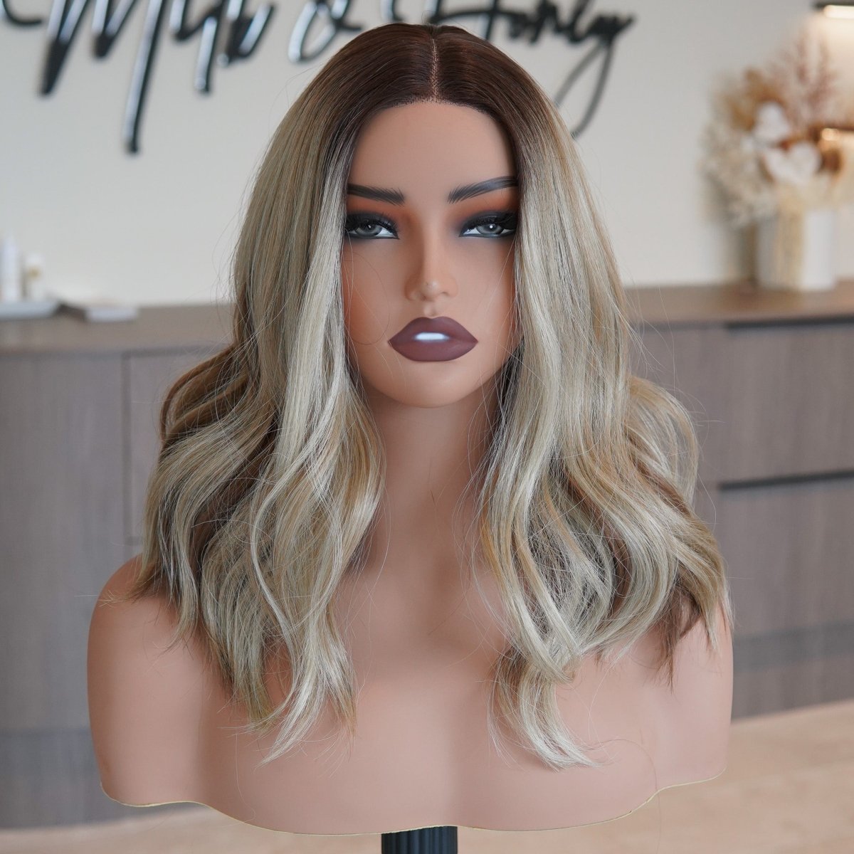 MELISSA Mocha Lace Front Wig - Milk &amp; Honey Wigs