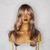 MELODY - Caramel - Fringe Wig | Brown, 20 Inch, Fringe, Synthetic Hair | Milk & Honey Wigs