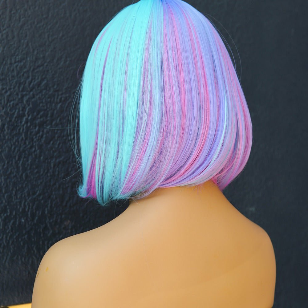 MIAH Rainbow Fringe Bob Wig | Milk &amp; Honey Wigs