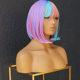 MIAH Rainbow Fringe Bob Wig | Milk & Honey Wigs