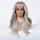 Miixed Salt & Pepper Grey 13x6 Lace Front Wig - MARKETPLACE | Grey, 13x6 Lace Front, Synthetic Hair | Milk & Honey Wigs