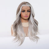 Miixed Salt & Pepper Grey 13x6 Lace Front Wig - MARKETPLACE | Grey, 13x6 Lace Front, Synthetic Hair | Milk & Honey Wigs