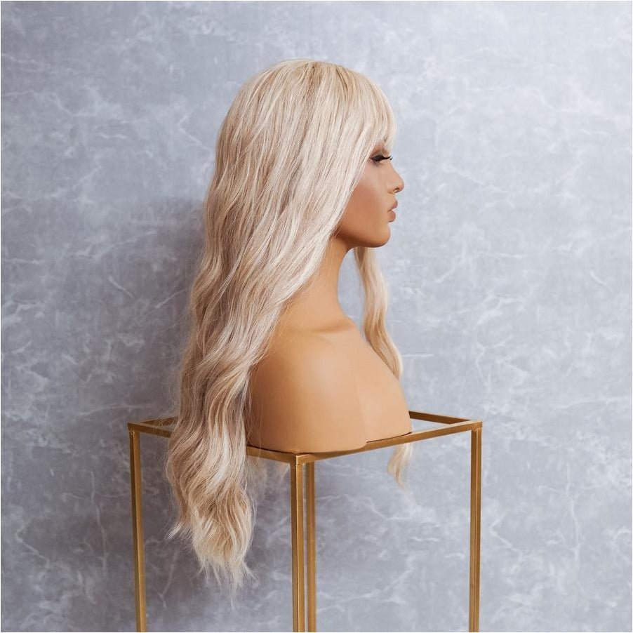 MILLY Beach Blonde Fringe Wig - Milk &amp; Honey Wigs
