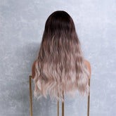 MILLY - Brown Ombre - Fringe Wig | Brown, 18 Inch, Fringe, Synthetic Hair | Milk & Honey Wigs