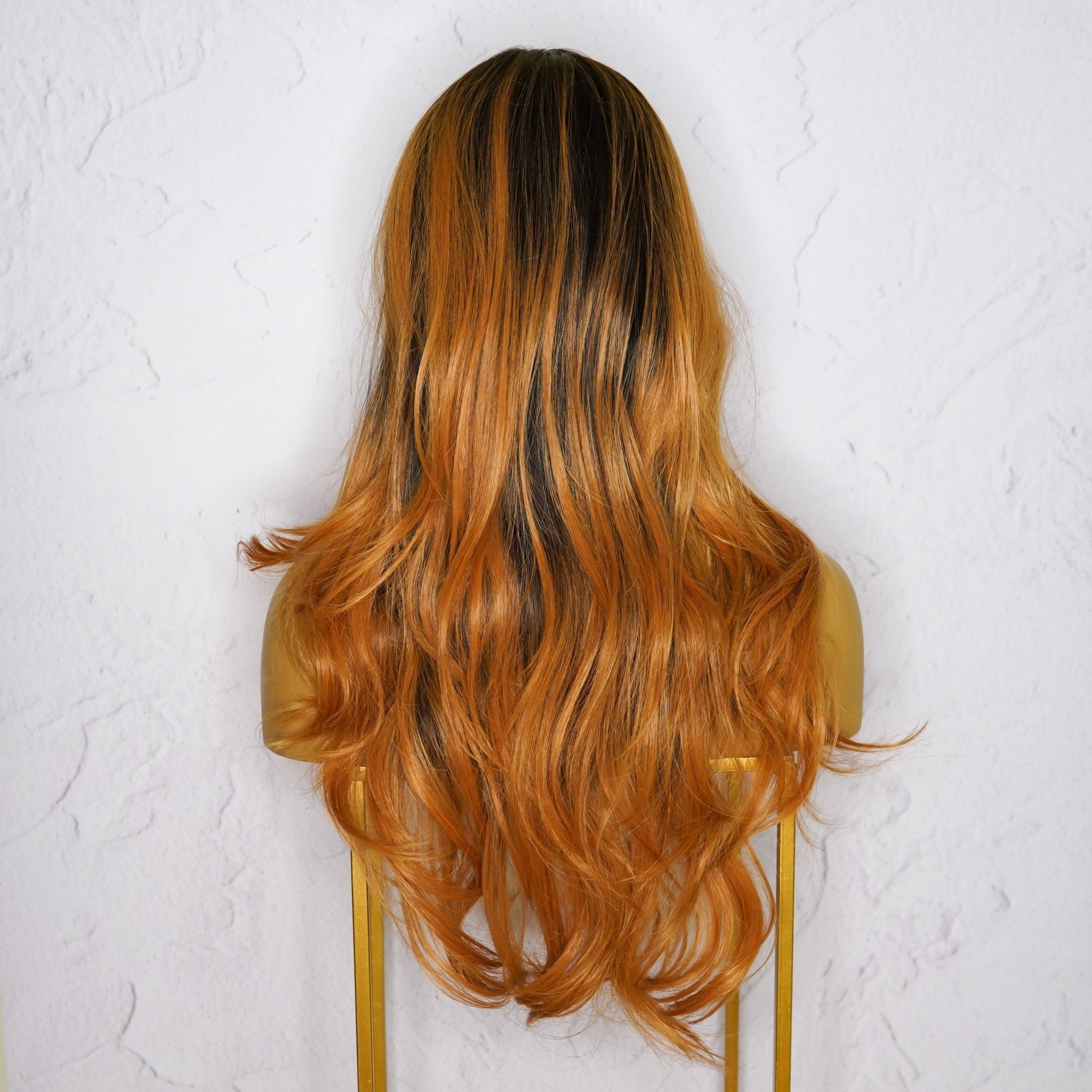 MILO Copper Ombre Fringe Wig | Milk &amp; Honey Wigs