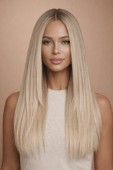 MISHKA - Ombre Blonde - Lace Front Wig - Milk & Honey Wigs