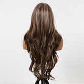 Mixed Brown Dark Ombre 13x6 Lace Front Wig - MARKETPLACE | Brown, 13x6 Lace Front, Synthetic Hair | Milk & Honey Wigs