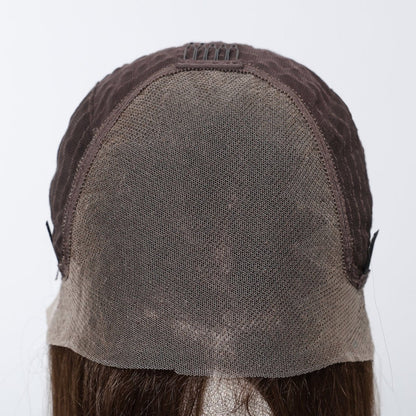 Mixed brown dark ombre synthetic lace front wig | Milk &amp; Honey Wigs