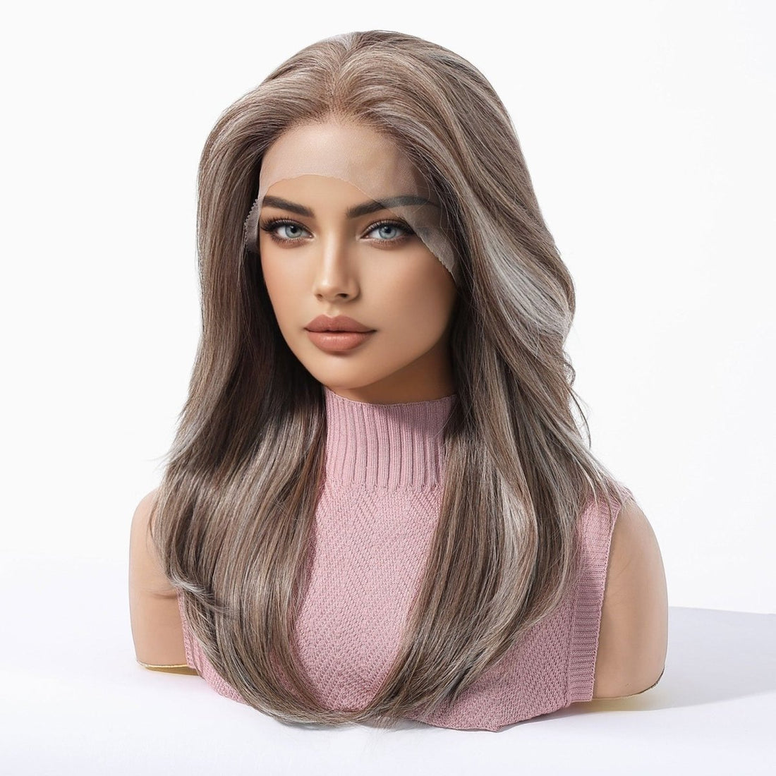 Mixed Dark Blonde 13x6 Lace Front Wig - MARKETPLACE | Brown, 13x6 Lace Front, Synthetic Hair | Milk &amp; Honey Wigs