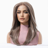 Mixed Dark Blonde 13x6 Lace Front Wig - MARKETPLACE | Brown, 13x6 Lace Front, Synthetic Hair | Milk & Honey Wigs