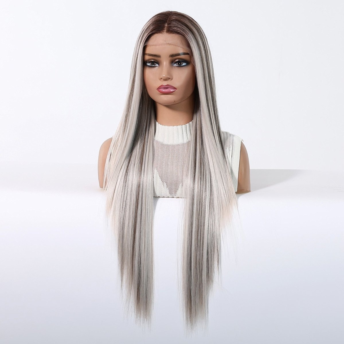 Mixed Platinum 13x6 Lace Front Wig - MARKETPLACE | Blonde, 13x6 Lace Front, Synthetic Hair | Milk &amp; Honey Wigs
