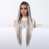 Mixed Platinum 13x6 Lace Front Wig - MARKETPLACE | Blonde, 13x6 Lace Front, Synthetic Hair | Milk & Honey Wigs