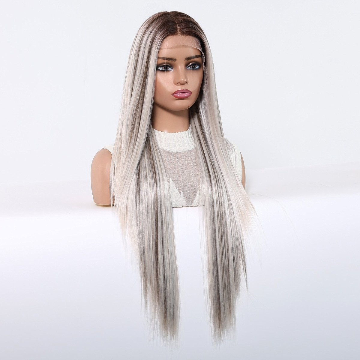 Mixed Platinum 13x6 Lace Front Wig - MARKETPLACE | Blonde, 13x6 Lace Front, Synthetic Hair | Milk &amp; Honey Wigs