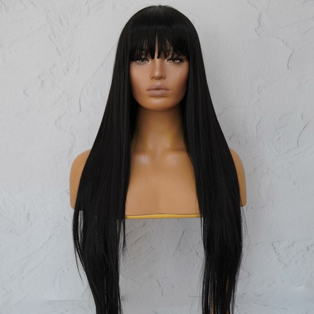 MONTANA - Black - Fringe Wig | Black, 26 Inch, Fringe, Synthetic Hair | Milk &amp; Honey Wigs