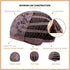MONTANA dark brown synthetic straight fringe wig | Milk & Honey Wigs