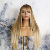 MONTANA - Caramel - Fringe Wig | Blonde, 26 Inch, Fringe, Synthetic Hair | Milk & Honey Wigs