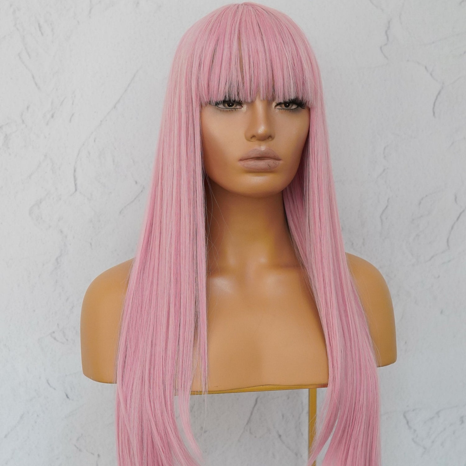 MONTANA Pink Fringe Wig - Milk &amp; Honey Wigs