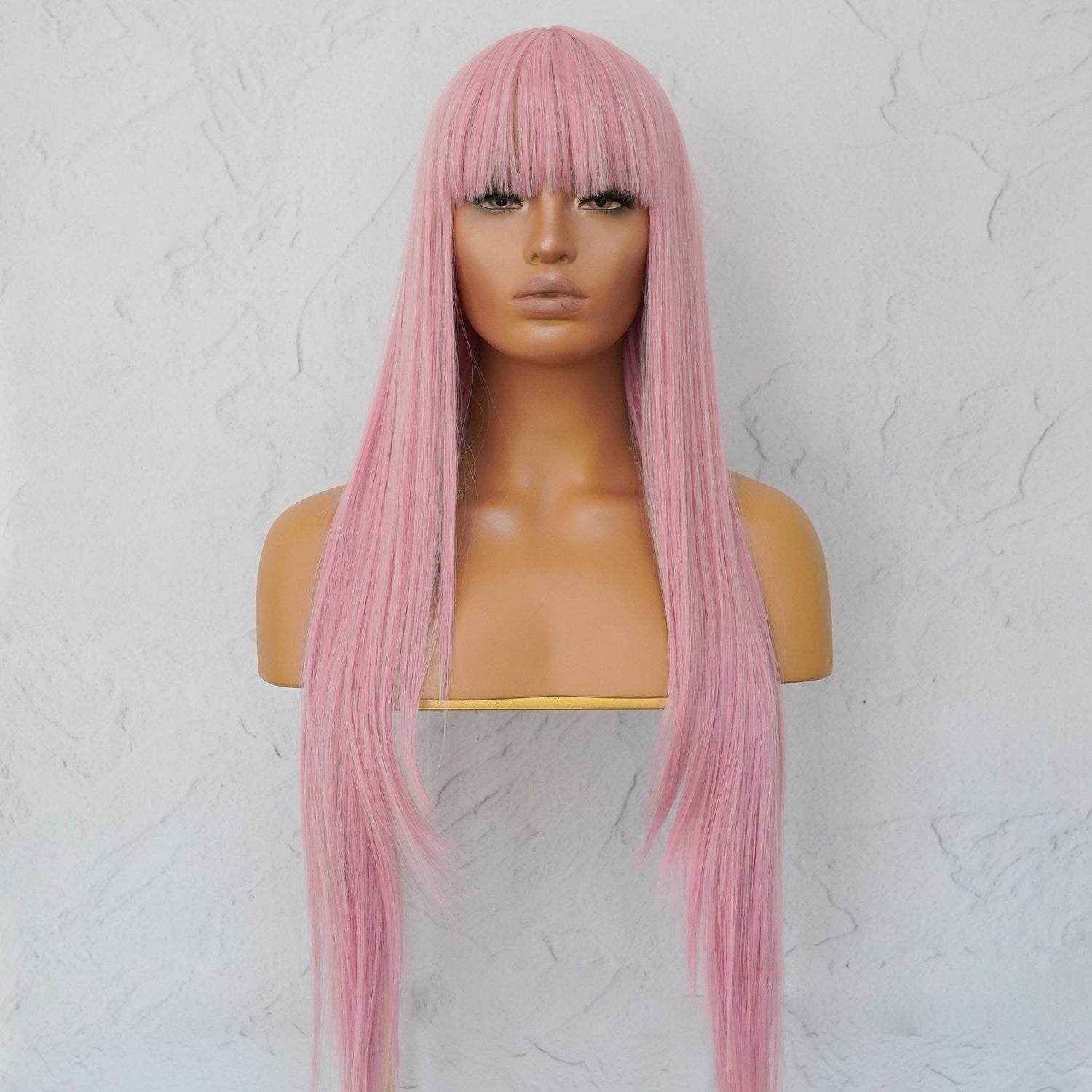 MONTANA Pink Fringe Wig - Milk &amp; Honey Wigs