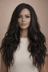 MONTE - Dark Brown - Lace Front Wig | Brown, 20 Inch, T-Part Lace Front, Synthetic Hair | Milk & Honey Wigs