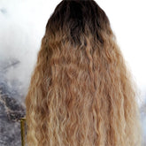 MUSE - Ombre Brown - Lace Front Wig | Brown, 28 Inch+, T-Part Lace Front, Synthetic Hair | Milk & Honey Wigs