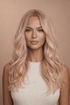 NAOMI - Honey Blonde - Lace Front Wig | Blonde, 20 Inch, T-Part Lace Front, Synthetic Hair | Milk & Honey Wigs