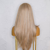 NATALIA - Beach Blonde - Lace Front Wig | Blonde, 24 Inch, T-Part Lace Front, Synthetic Hair | Milk & Honey Wigs
