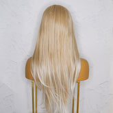 NATALIA - Frosted Blonde - Lace Front Wig | Blonde, 24 Inch, T-Part Lace Front, Synthetic Hair | Milk & Honey Wigs