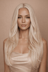 NATALIA - Frosted Blonde - Lace Front Wig | Blonde, 24 Inch, T-Part Lace Front, Synthetic Hair | Milk & Honey Wigs