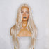 NATALIA - Frosted Blonde - Lace Front Wig | Blonde, 24 Inch, T-Part Lace Front, Synthetic Hair | Milk & Honey Wigs