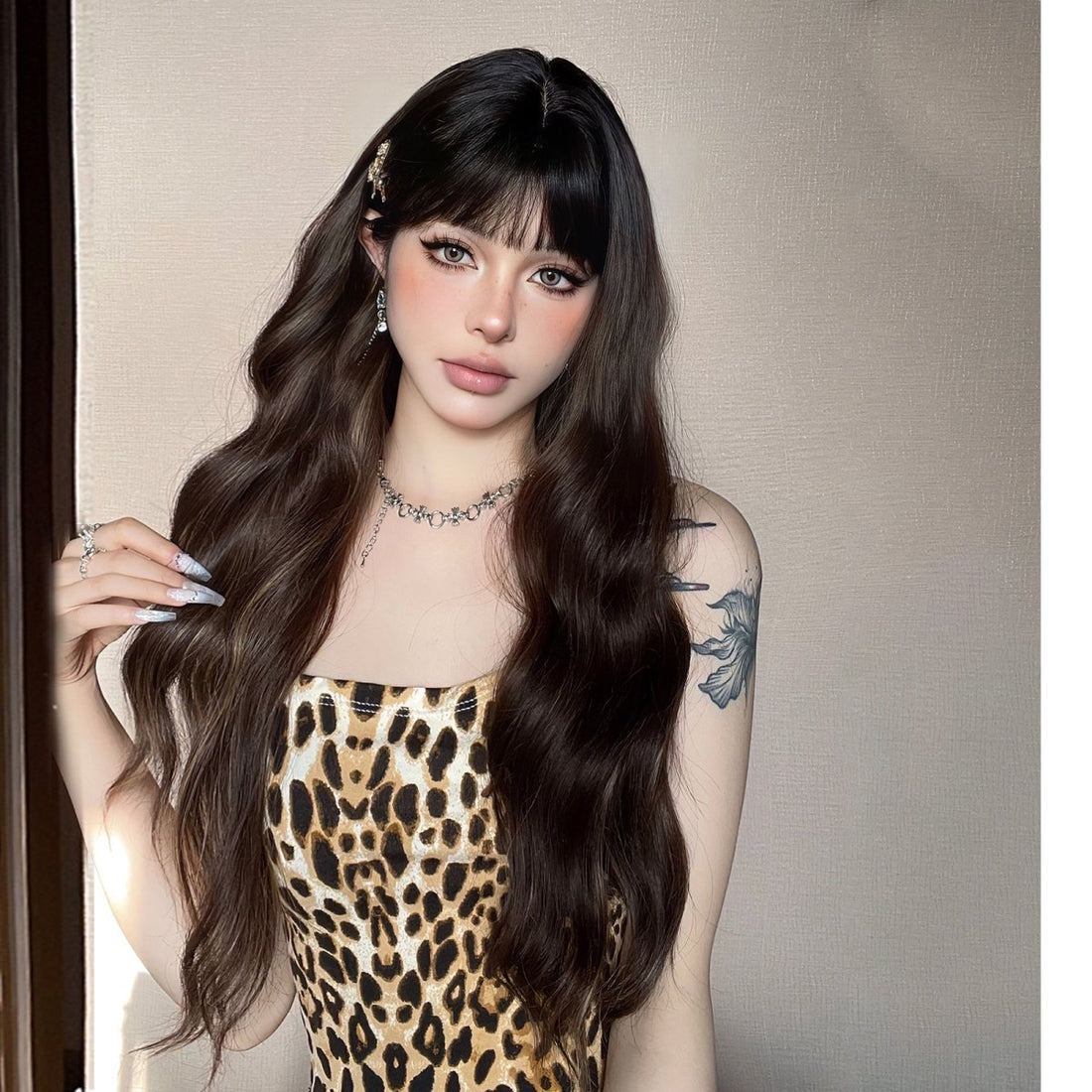 Natural Black Wavy Wig - MARKETPLACE | Black, Fringe, Synthetic Hair | Milk &amp; Honey Wigs