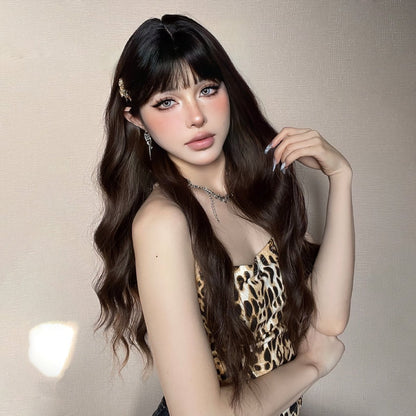 Natural Black Wavy Wig natural black synthetic wavy lace front wig | Milk &amp; Honey Wigs