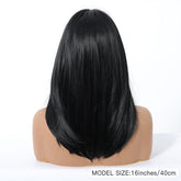 Natural Black Wig with Layers - MARKETPLACE | Black, Fringe, Synthetic Hair | Milk & Honey Wigs