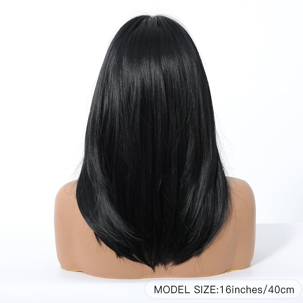 Natural Black Wig with Layers - MARKETPLACE | Black, Fringe, Synthetic Hair | Milk &amp; Honey Wigs