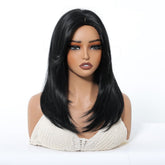 Natural Black Wig with Layers - MARKETPLACE | Black, Fringe, Synthetic Hair | Milk & Honey Wigs
