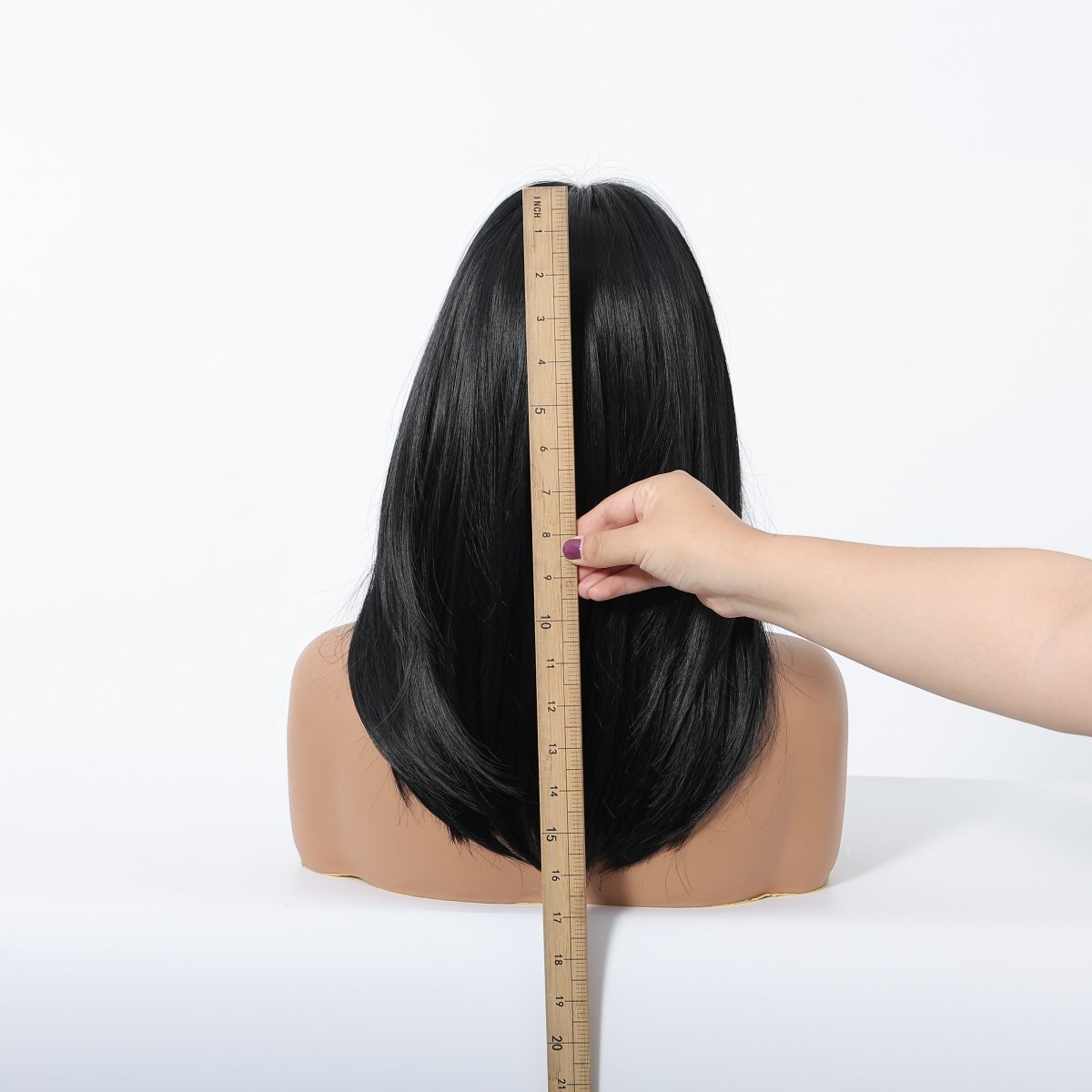 Natural Black Wig with Layers - MARKETPLACE | Black, Fringe, Synthetic Hair | Milk &amp; Honey Wigs