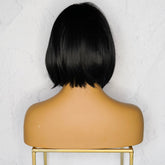 NELLY - Brown - Fringe Wig | Brown, 12 Inch & Shorter, Fringe, Synthetic Hair | Milk & Honey Wigs