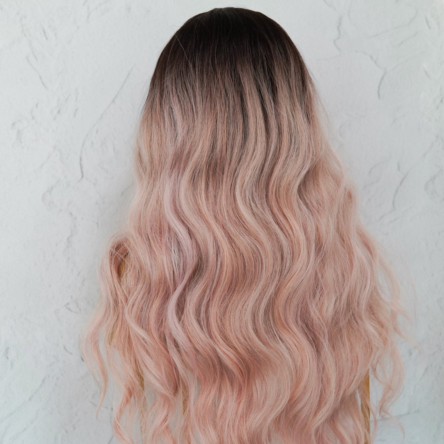 NERA - Ombre Pink - Lace Front Wig | Pink, 28 Inch+, T-Part Lace Front, Synthetic Hair | Milk &amp; Honey Wigs