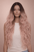 NERA - Ombre Pink - Lace Front Wig | Pink, 28 Inch+, T-Part Lace Front, Synthetic Hair | Milk & Honey Wigs