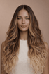 NIKKI - Mocha - Lace Front Wig | Brown, 28 Inch+, T-Part Lace Front, Synthetic Hair | Milk & Honey Wigs