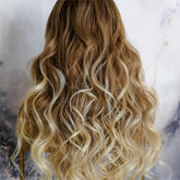 NIKKI - Ombre - Lace Front Wig | Blonde, 28 Inch+, T-Part Lace Front, Synthetic Hair | Milk & Honey Wigs