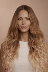 NIKKI - Ombre - Lace Front Wig | Blonde, 28 Inch+, T-Part Lace Front, Synthetic Hair | Milk & Honey Wigs