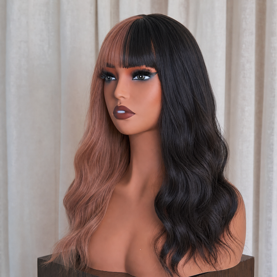 OLIVIA - Two Tone - Fringe Wig
