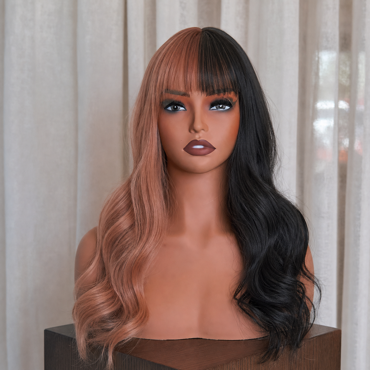 OLIVIA - Two Tone - Fringe Wig