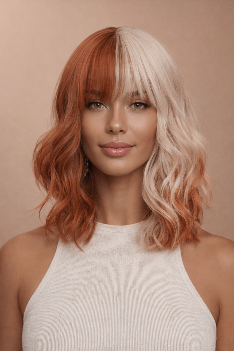 OLLIE - Copper - Fringe Wig - Milk &amp; Honey Wigs