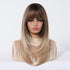 Ombre Brown Fringe Wig - MARKETPLACE | Brown, Fringe, Synthetic Hair | Milk & Honey Wigs