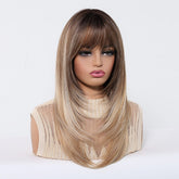 Ombre Brown Fringe Wig - MARKETPLACE | Brown, Fringe, Synthetic Hair | Milk & Honey Wigs